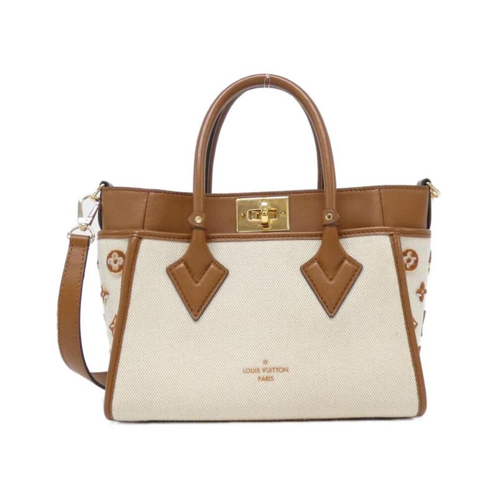 Louis Vuitton On My Side Canvas Calf Bag